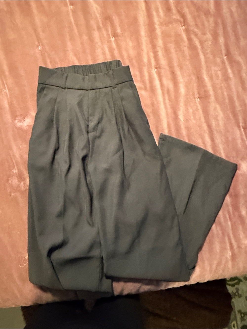 Women’s Black Dress Pants - Classic Pleated Trousers